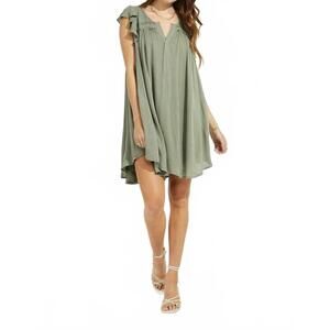 NEW GENTLE FAWN audrey flowy mini dess in sage
